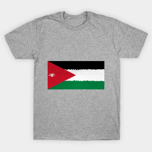 Extruded flag of Jordan T-Shirt by DrPen